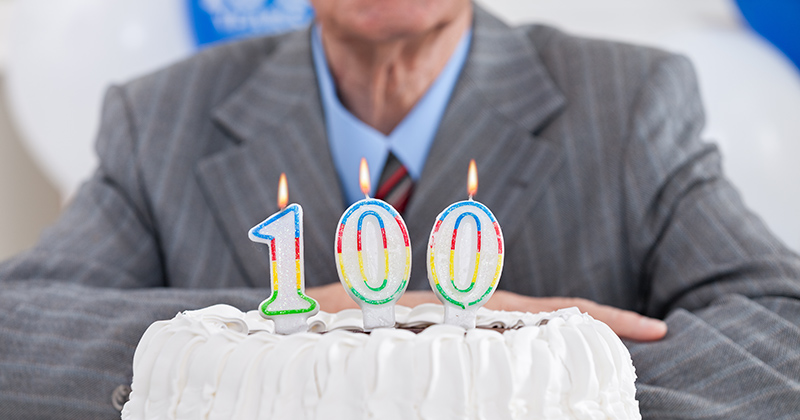 יום הולדת 100 שנים