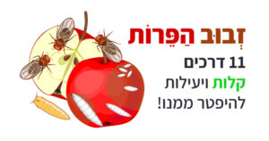 זבוב הפירות, 11 דרכים קלות ויעילות להיפטר ממנו