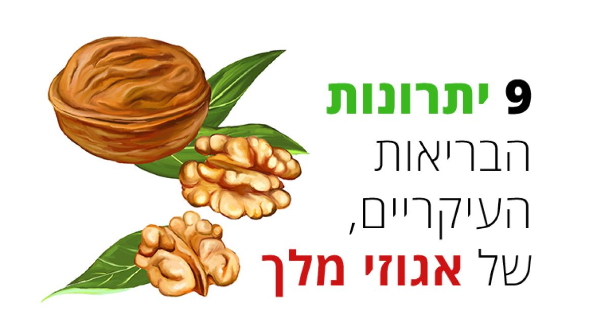 אגוזי מלך, 9 מיתרונות הבריאות שכדאי לכם להכיר