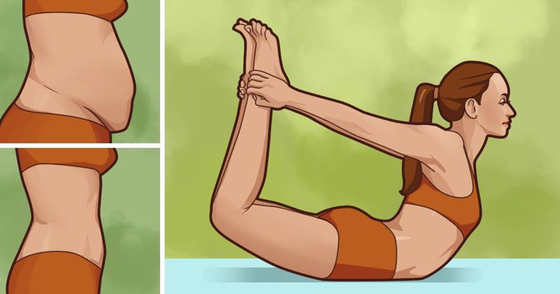 יוגה – 10 תרגילי פשוטים להורדת השומן בבטן