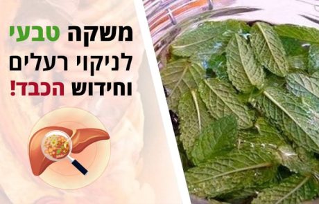 משקה טבעי לניקוי רעלים וחידוש הכבד