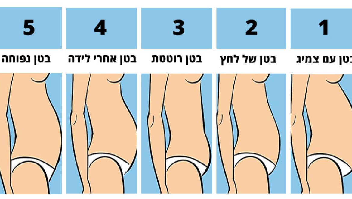 5 סוגי שומן בבטן והדרכים היעילות להוריד אותם