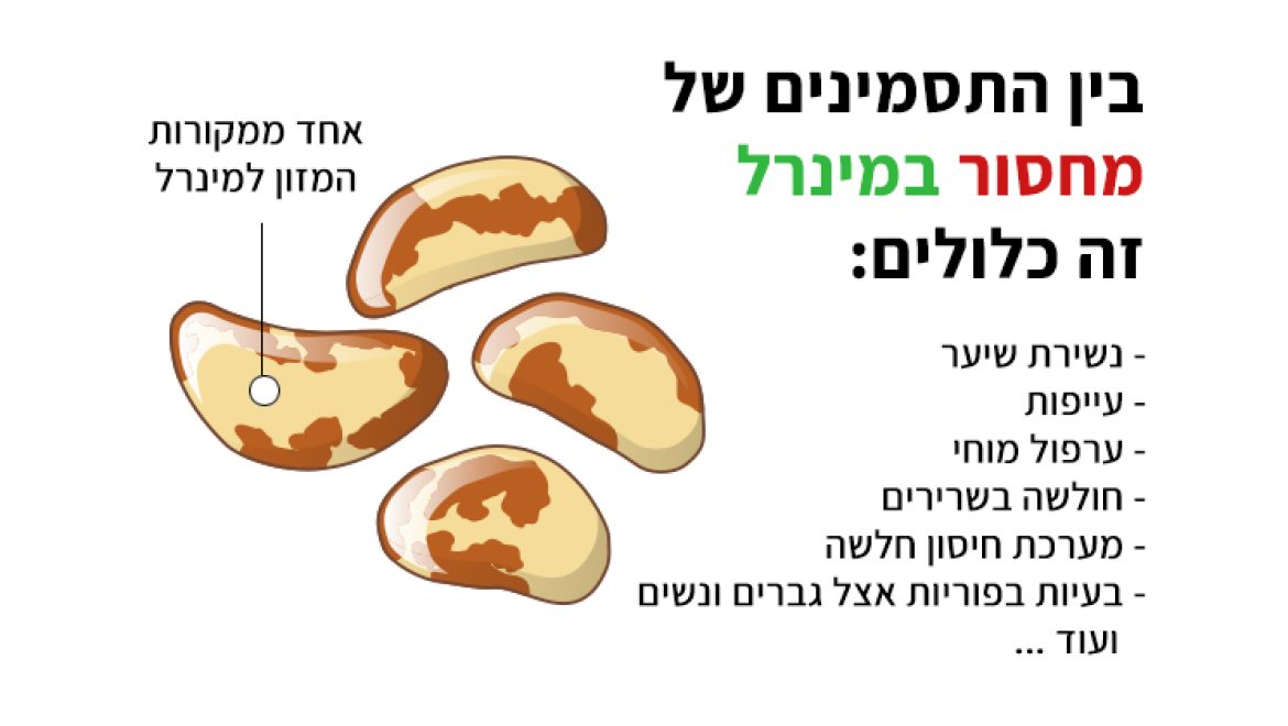 סלניום - תפקידיו בגוף, תסמיני חוסר ומקורות המזון