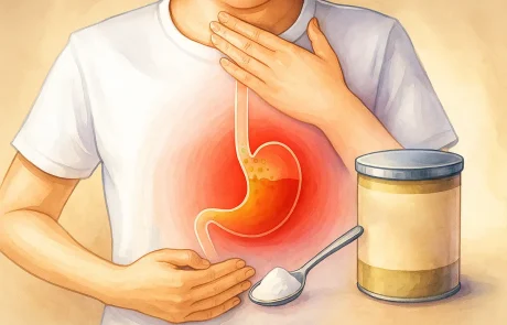 כיצד להשתמש באבקת סודה לשתייה לטיפול ולמניעת צרבת